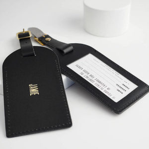 Personalised luggage tags