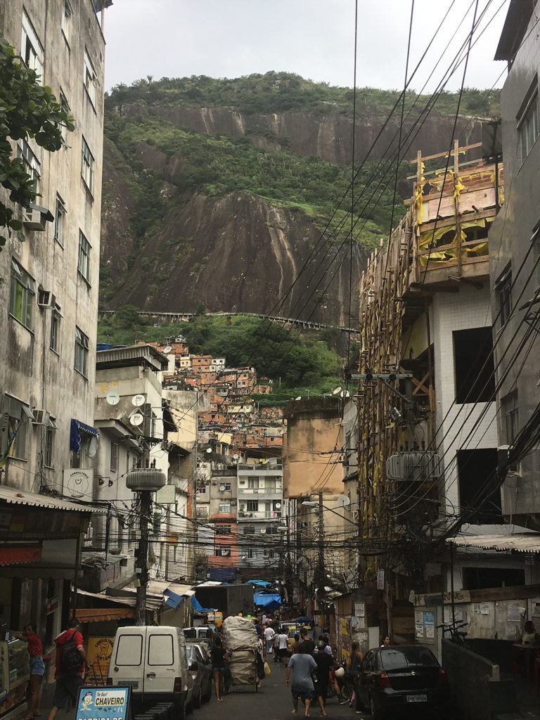 A picture of Rio favelas