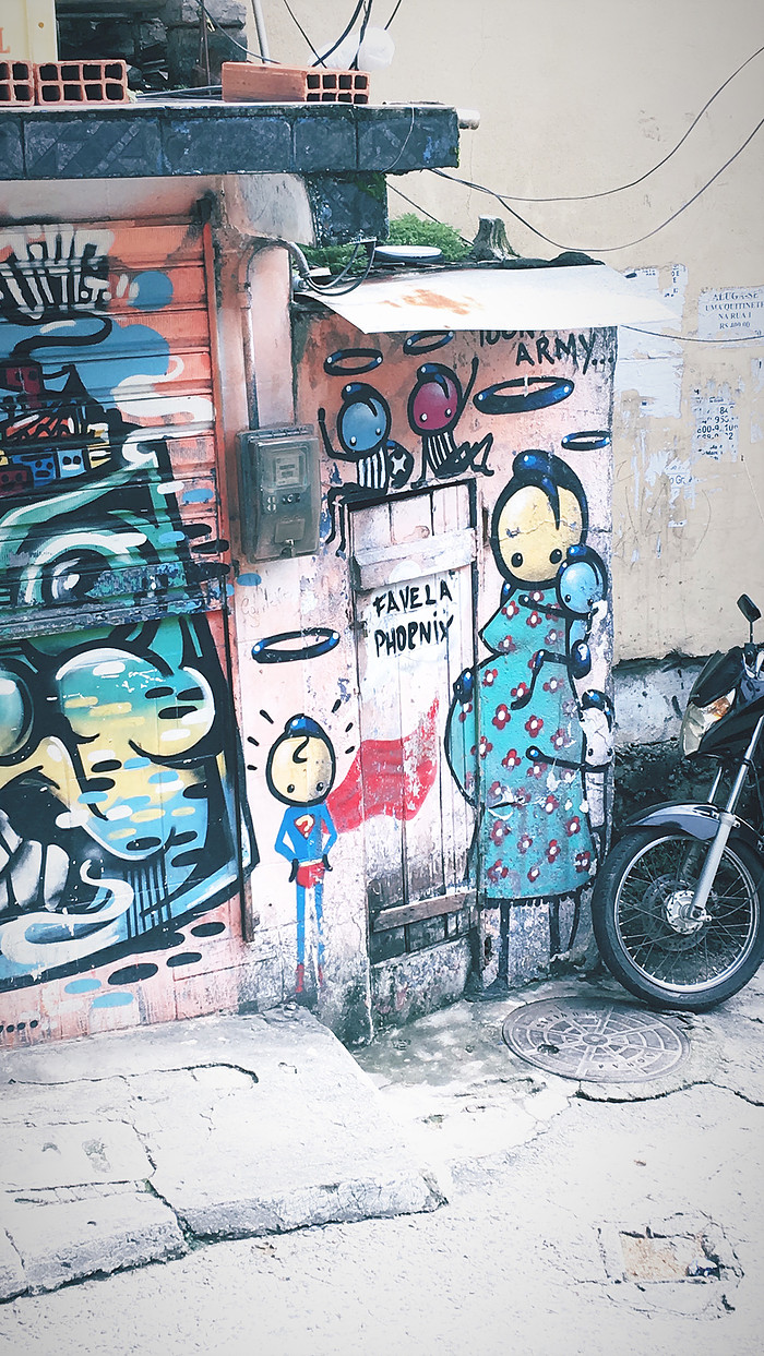 Stik street artist piece Rio