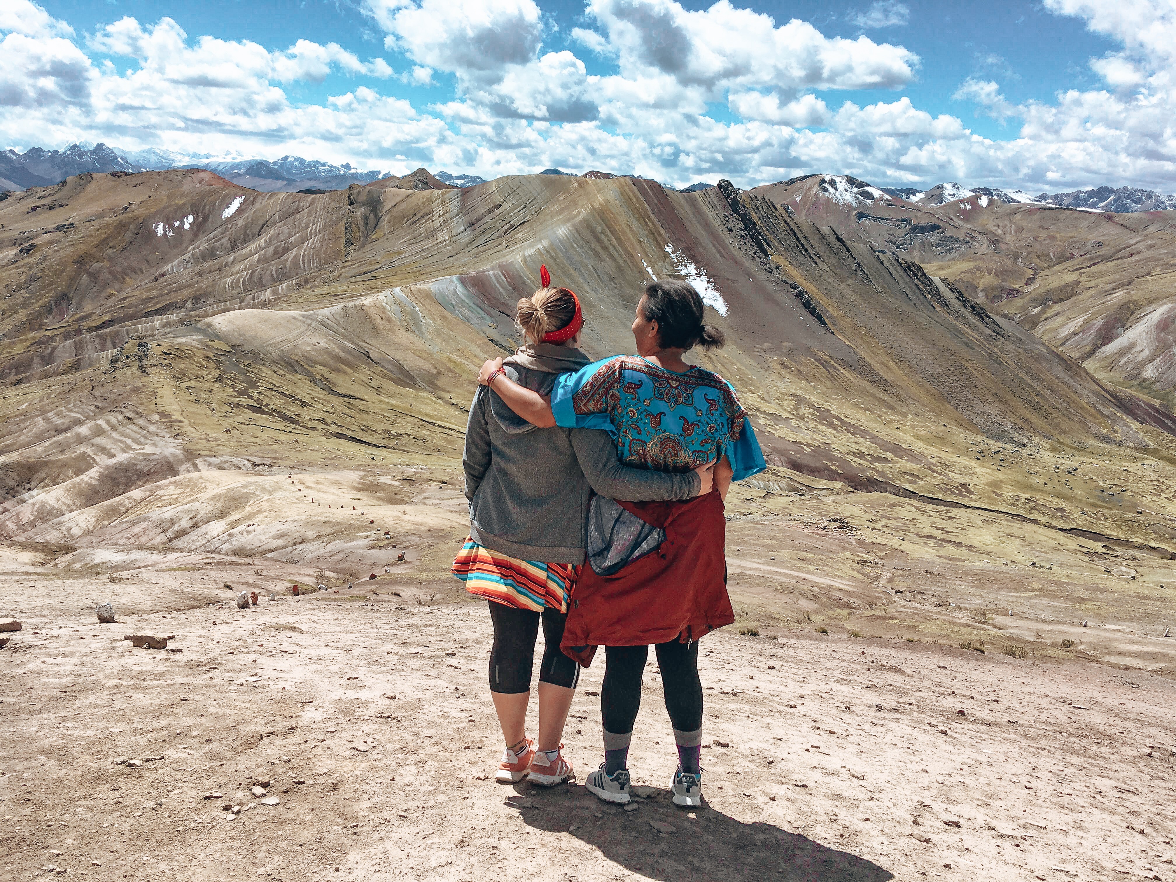 Rainbow Mountain Peru Couple