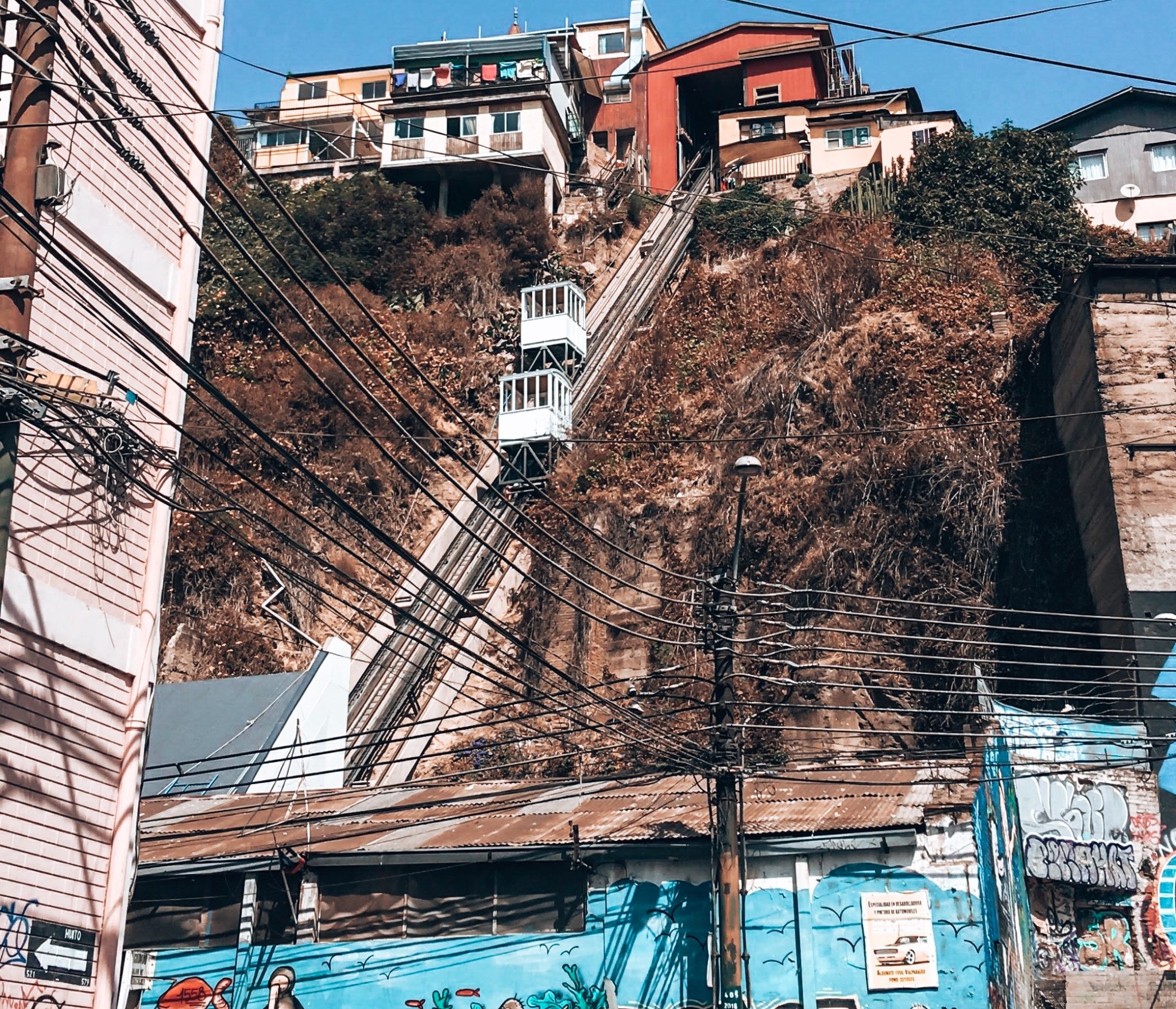 Funicular Valparaiso Chile Funicular Valparaiso Chile