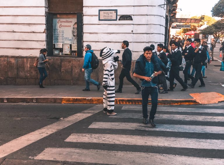Zebra Crossing Sucre Bolivia