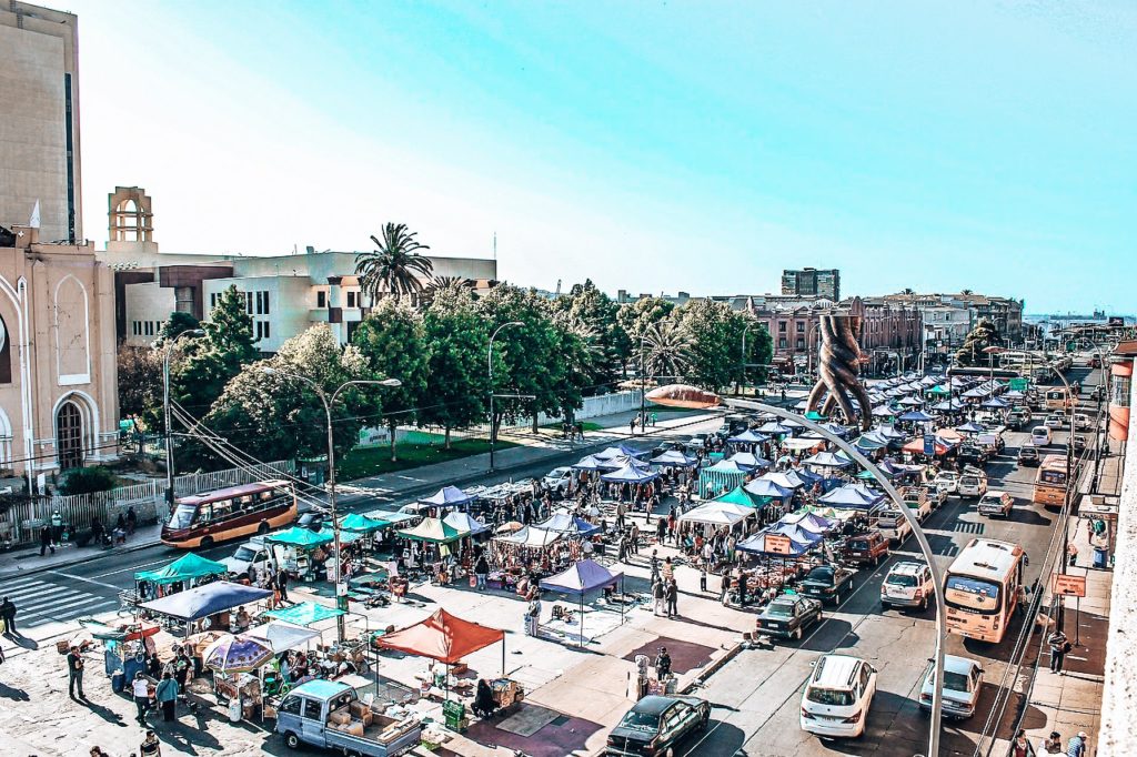Market Valparaiso Chile