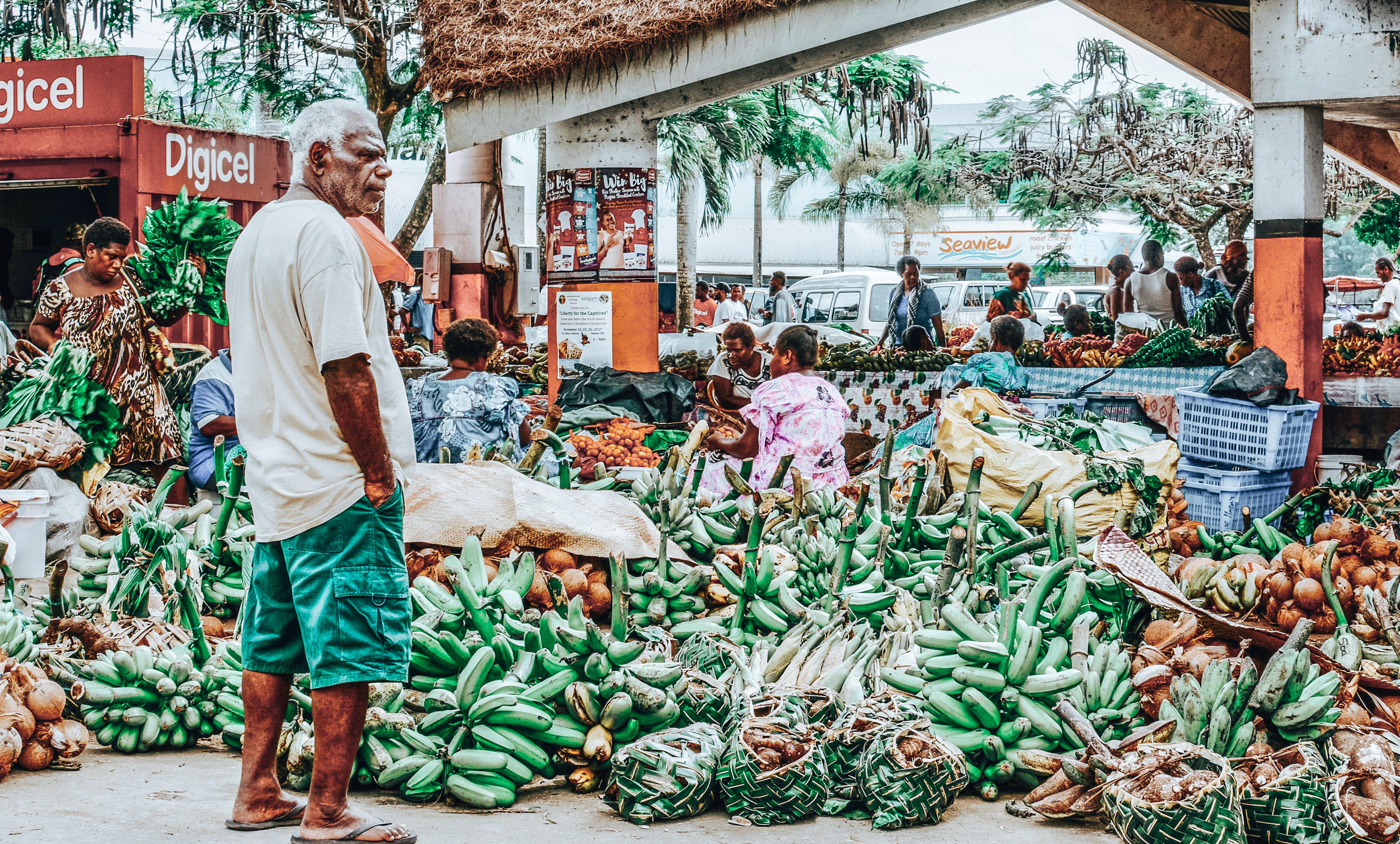 Port Vila market Vanuatu