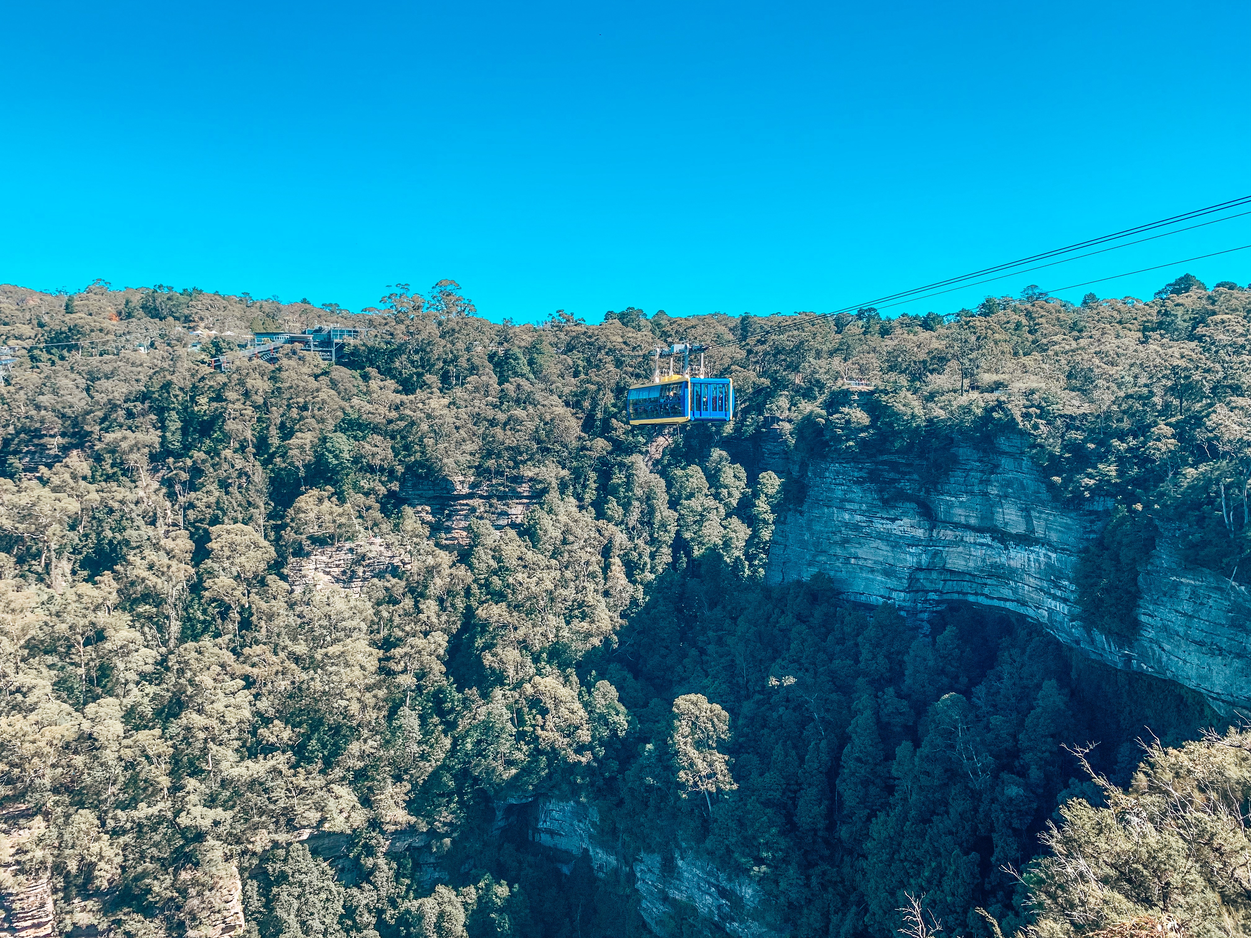 Image from Scenic Skyway ride in 'Scenic World' Blue Mountains