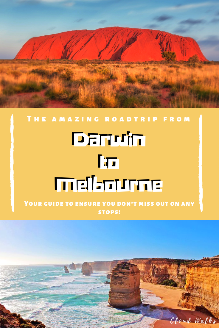 Roadtrip Central Australia Darwin to Melbourne Cloud Walks