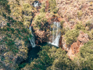 Litchfield National Park - Image overlooking cascading waterfall below