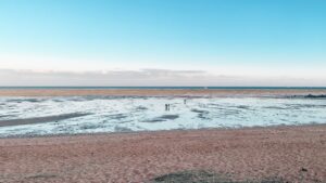 Image of waves rolling onto a beach