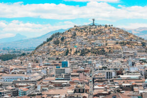 Image of religious statue overlooking Quito Must-see Attractions