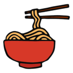 Asia Icon - Bowl of Noodles